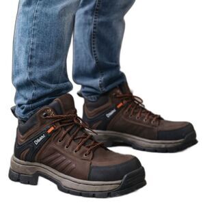 DieHard Squire Brown Composite Toe Waterproof Work Boots, Men's Size 7 D (M)